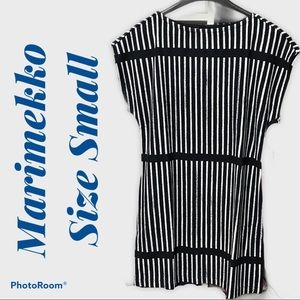 Dress Marimekko Small NWT blk/wht